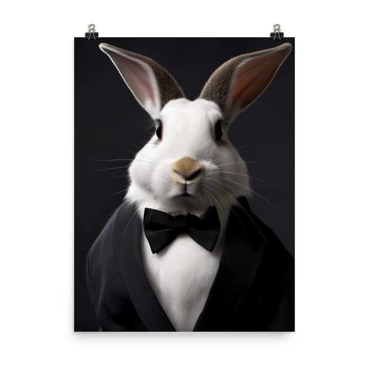 Beveren Bunny Photo paper poster - PosterfyAI.com