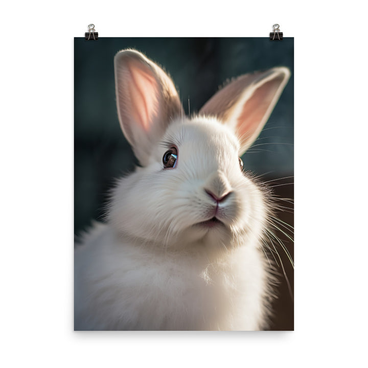Beveren Bunny Photo paper poster - PosterfyAI.com