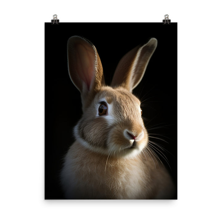 Beveren Bunny Photo paper poster - PosterfyAI.com