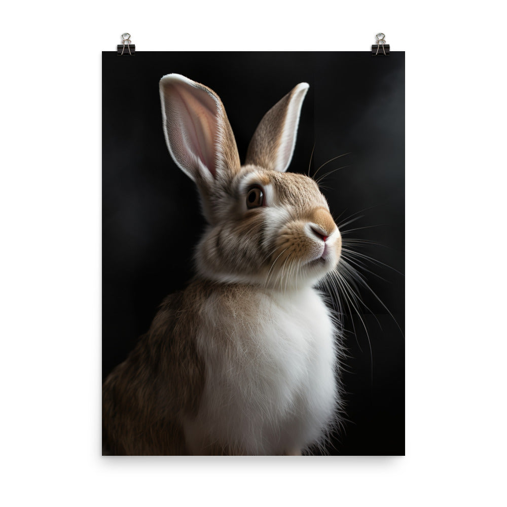 Beveren Bunny Photo paper poster - PosterfyAI.com