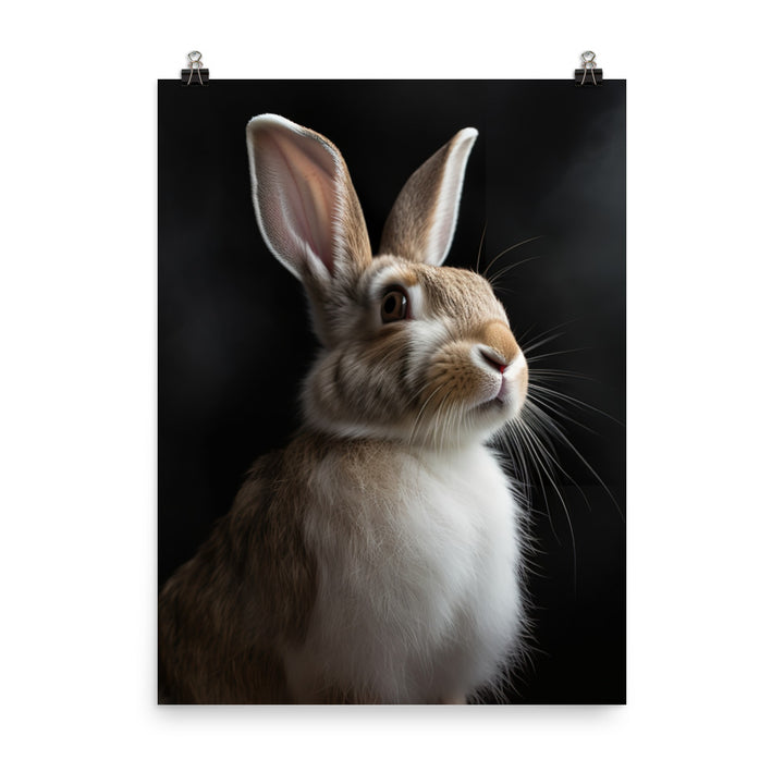Beveren Bunny Photo paper poster - PosterfyAI.com