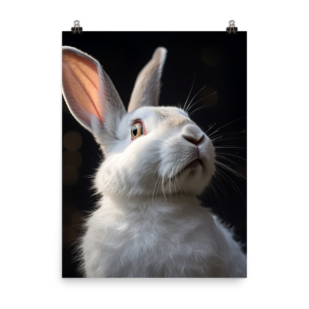Beveren Bunny Photo paper poster - PosterfyAI.com