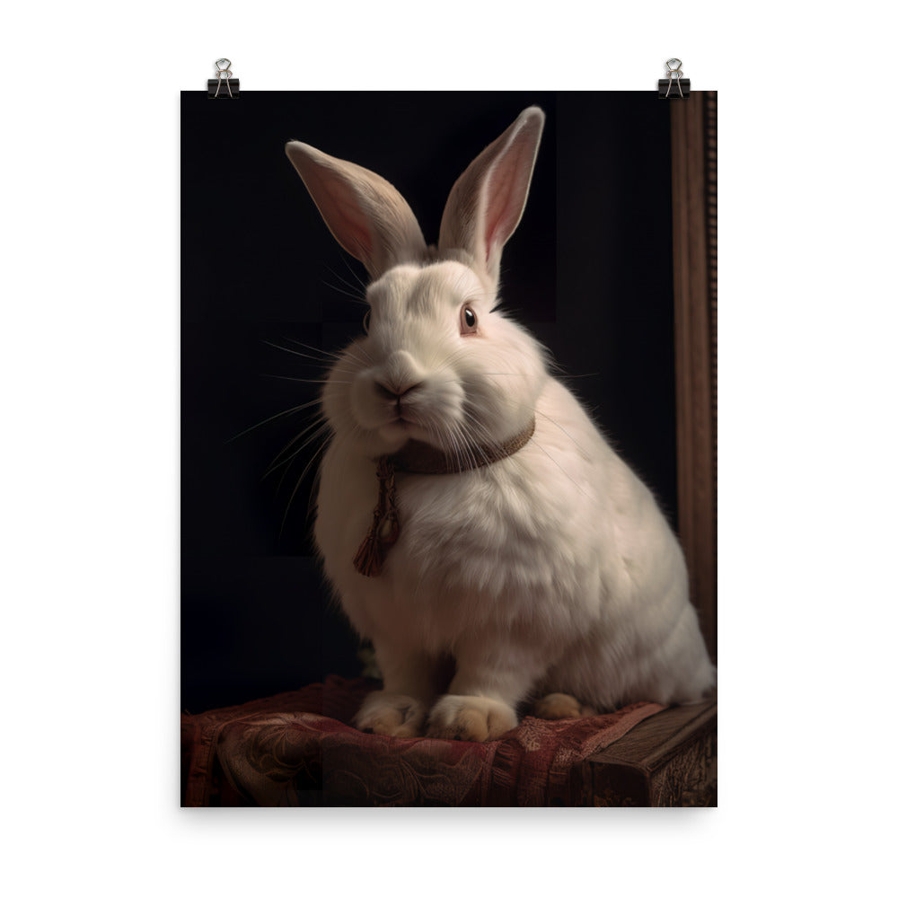 Beveren Bunny Photo paper poster - PosterfyAI.com