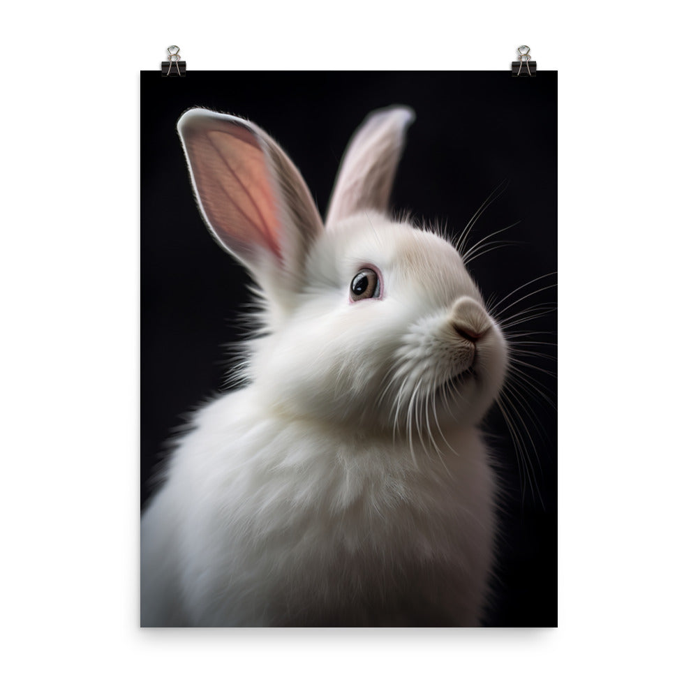 Beveren Bunny Photo paper poster - PosterfyAI.com