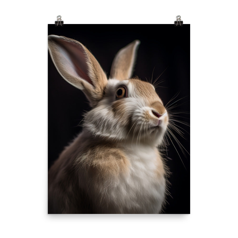 Beveren Bunny Photo paper poster - PosterfyAI.com