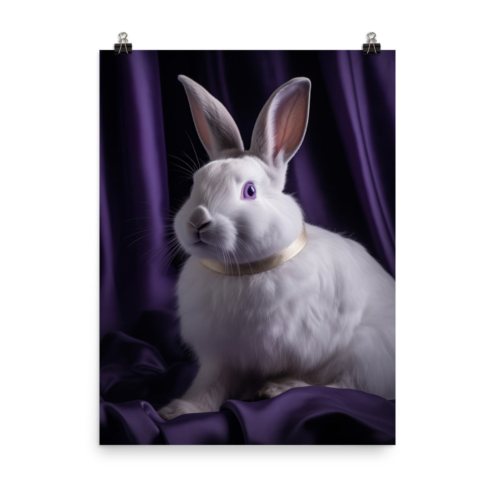 Beveren Bunny Photo paper poster - PosterfyAI.com