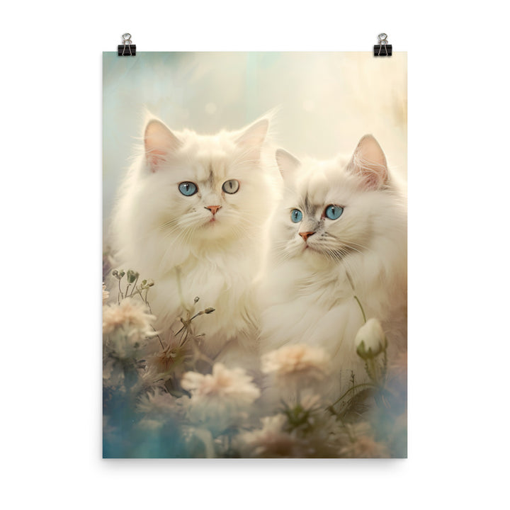 Serene World of Himalayan Kittens Photo paper poster - PosterfyAI.com