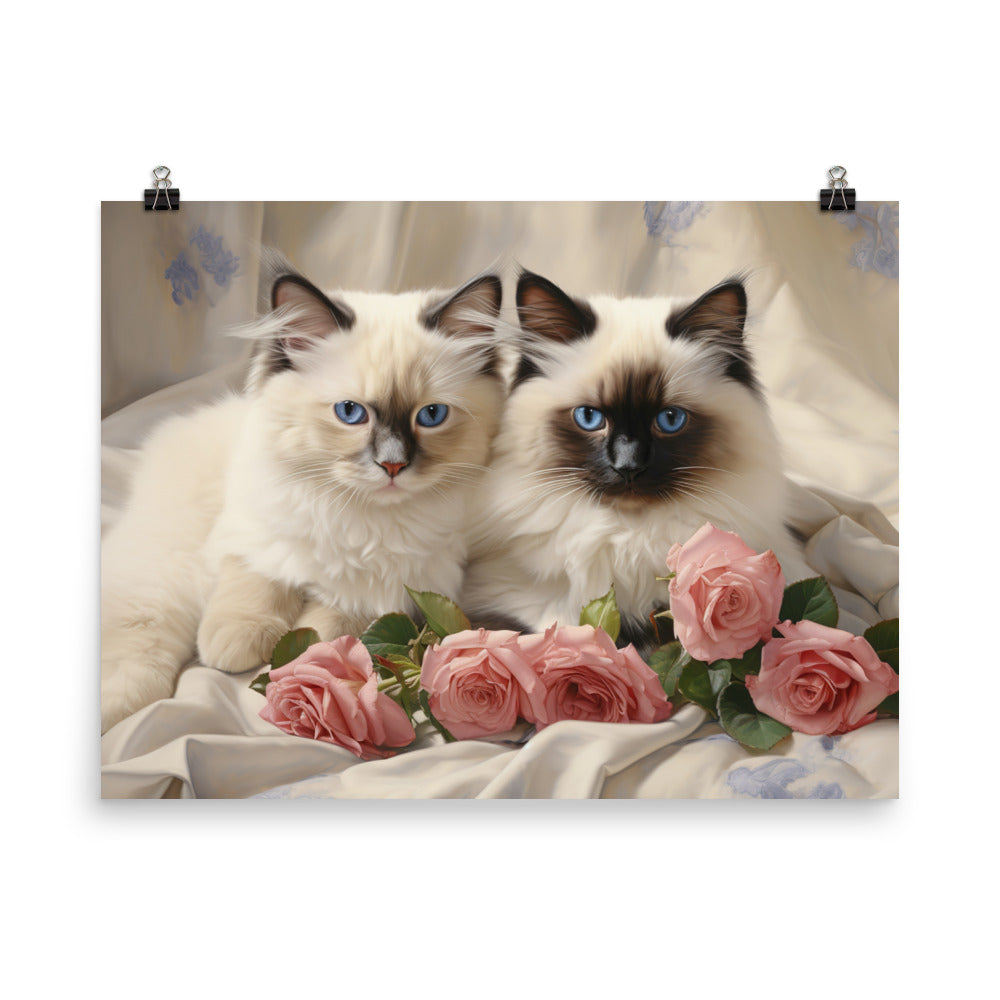 Birman Photo paper poster - PosterfyAI.com