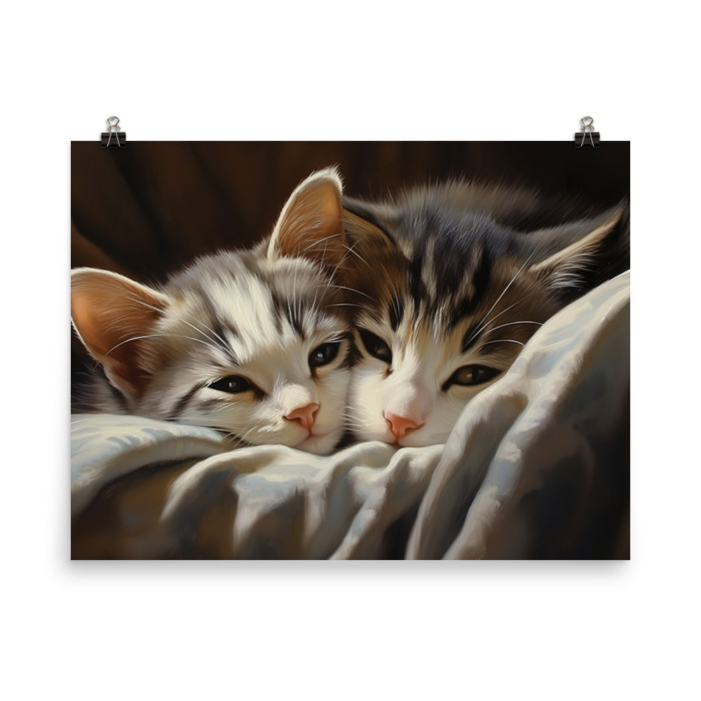 American Shorthair Photo paper poster - PosterfyAI.com