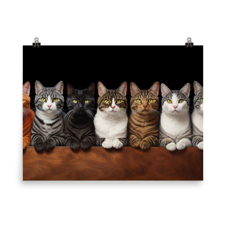 American Shorthair Photo paper poster - PosterfyAI.com
