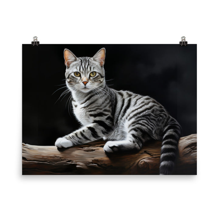 American Shorthair Photo paper poster - PosterfyAI.com