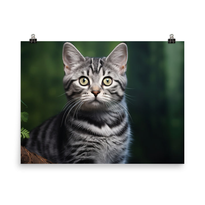 American Shorthair Photo paper poster - PosterfyAI.com