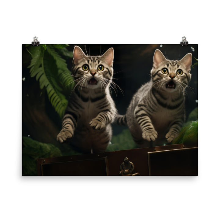 American Shorthair Photo paper poster - PosterfyAI.com