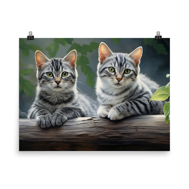 American Shorthair Photo paper poster - PosterfyAI.com