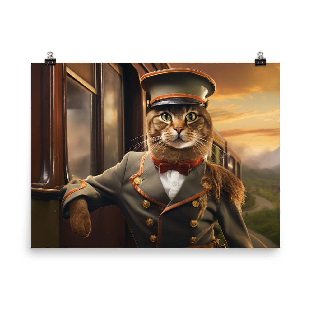 Abyssinian Transit Operator Photo paper poster - PosterfyAI.com