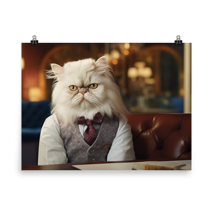 Persian Sales Consultant Photo paper poster - PosterfyAI.com