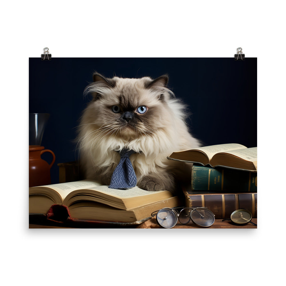 Himalayan Student Photo paper poster - PosterfyAI.com