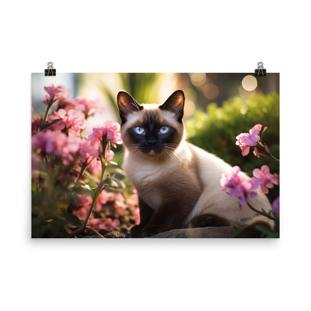 Siamese Photo paper poster - PosterfyAI.com