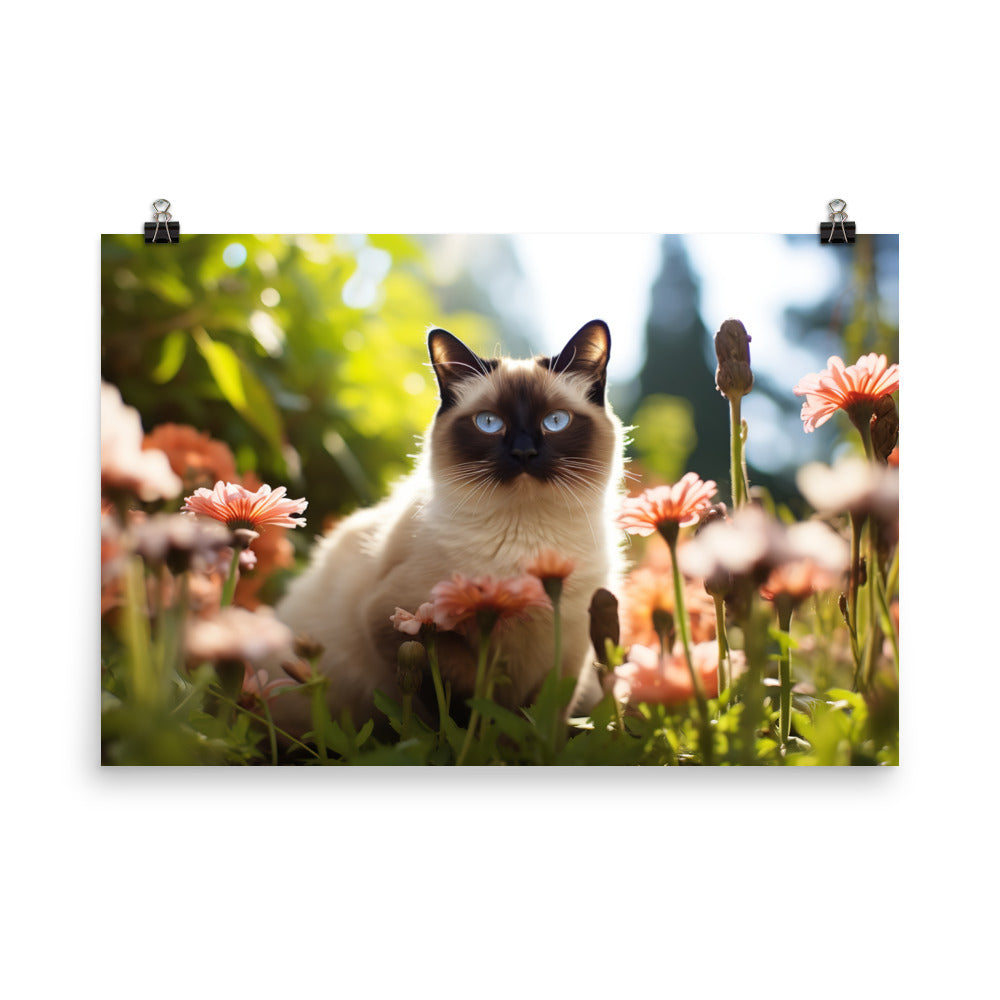 Siamese Photo paper poster - PosterfyAI.com