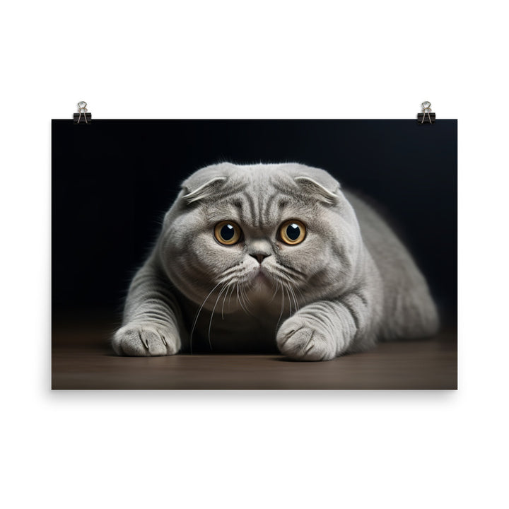 Scottish Fold Photo paper poster - PosterfyAI.com