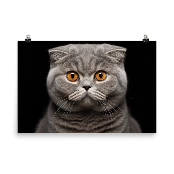 Scottish Fold Photo paper poster - PosterfyAI.com