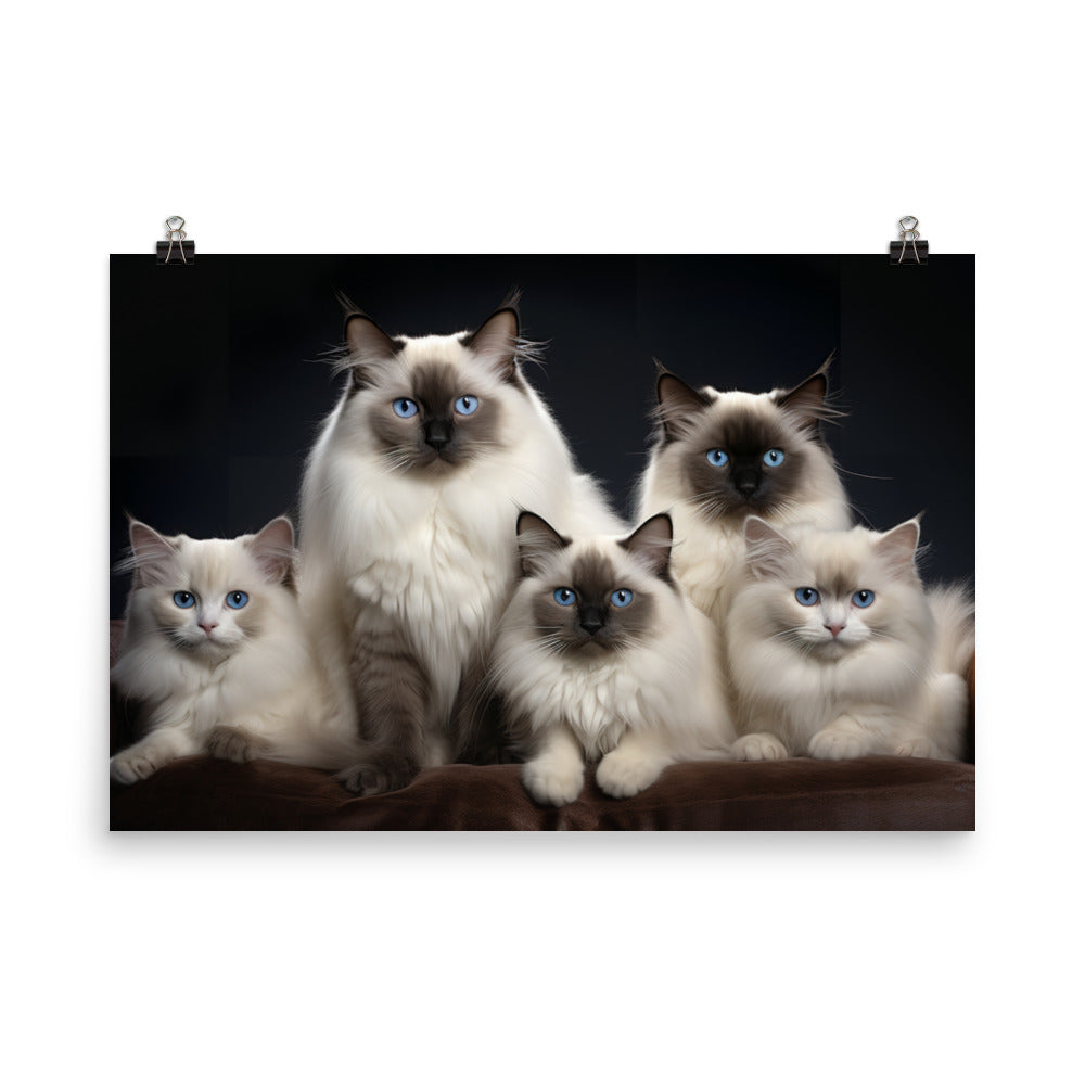 Birman Photo paper poster - PosterfyAI.com