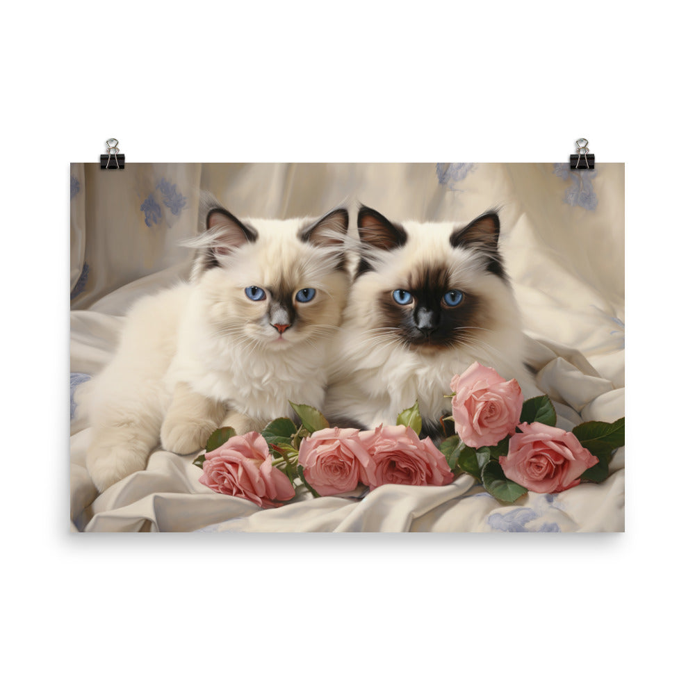 Birman Photo paper poster - PosterfyAI.com