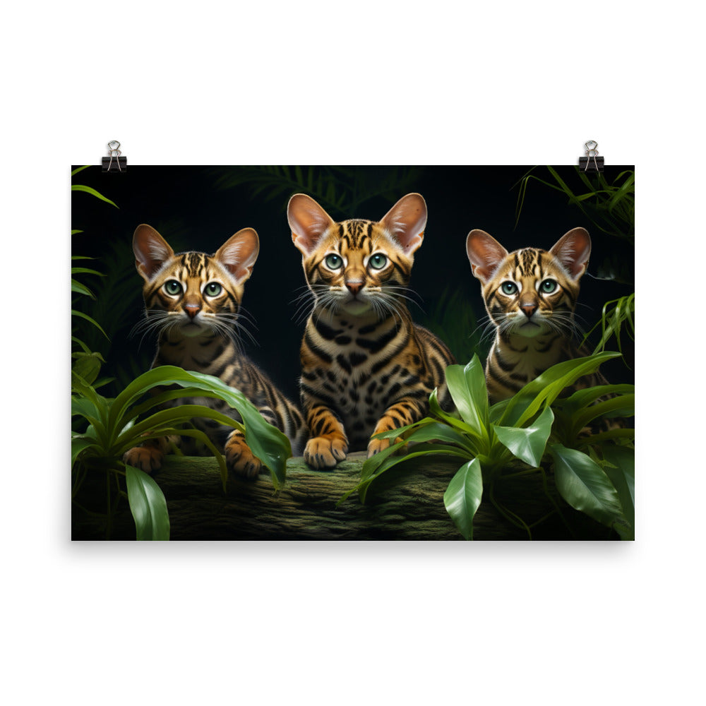 Bengal Photo paper poster - PosterfyAI.com