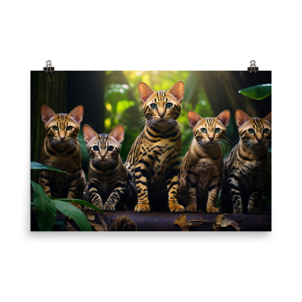 Bengal Photo paper poster - PosterfyAI.com