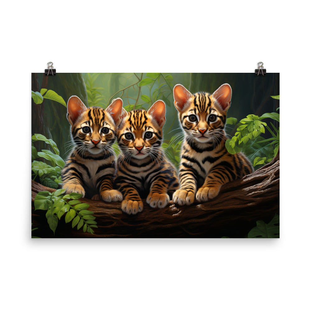 Bengal Photo paper poster - PosterfyAI.com