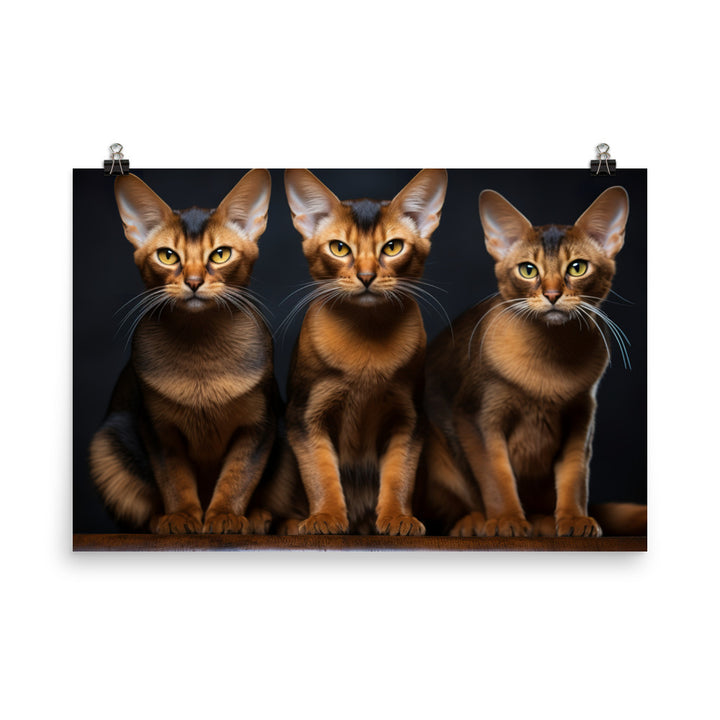 Abyssinian Photo paper poster - PosterfyAI.com