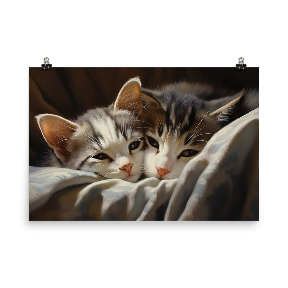 American Shorthair Photo paper poster - PosterfyAI.com