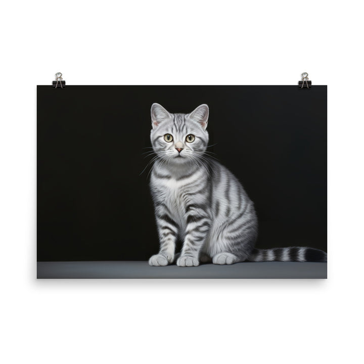 American Shorthair Photo paper poster - PosterfyAI.com