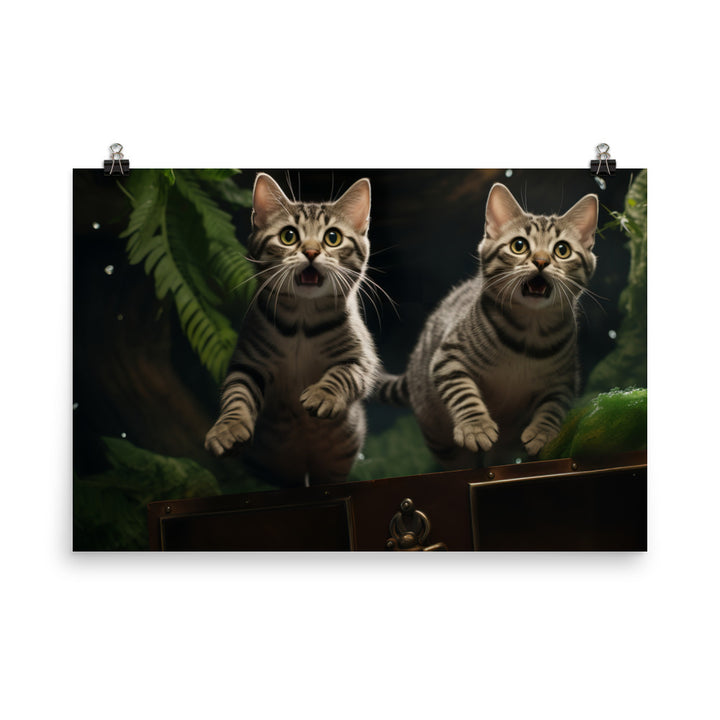 American Shorthair Photo paper poster - PosterfyAI.com