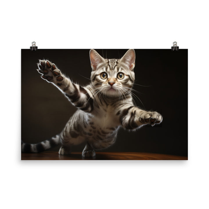 American Shorthair Photo paper poster - PosterfyAI.com
