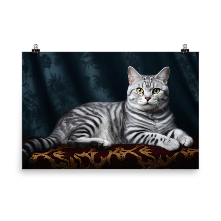 American Shorthair Photo paper poster - PosterfyAI.com