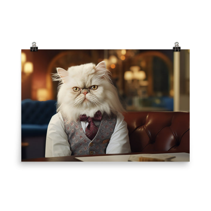 Persian Sales Consultant Photo paper poster - PosterfyAI.com