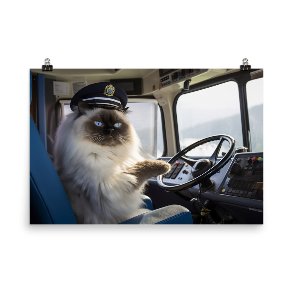 Himalayan Transit Operator Photo paper poster - PosterfyAI.com