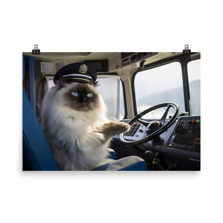 Himalayan Transit Operator Photo paper poster - PosterfyAI.com