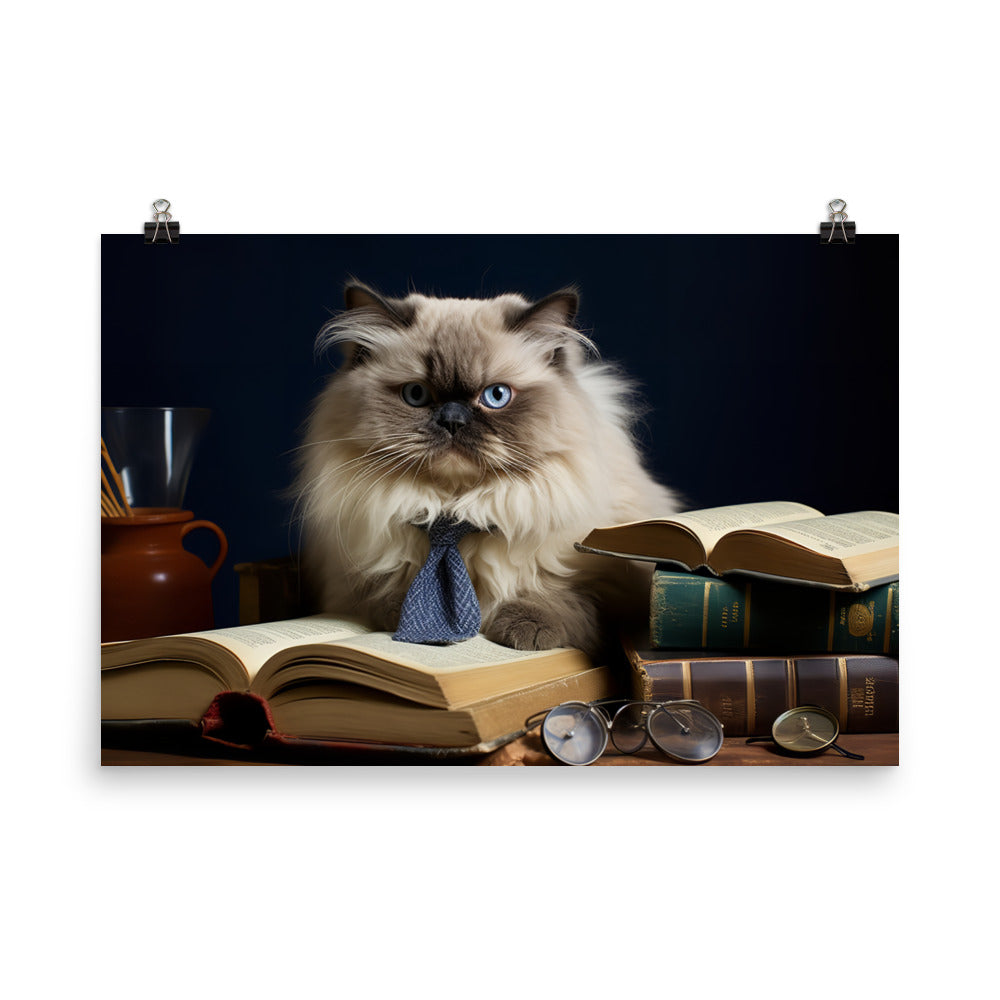 Himalayan Student Photo paper poster - PosterfyAI.com