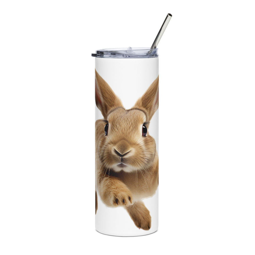 Tan Bunny Tumbler