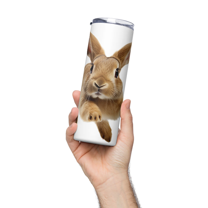 Tan Bunny Tumbler