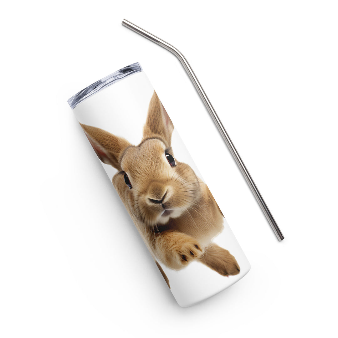 Tan Bunny Tumbler