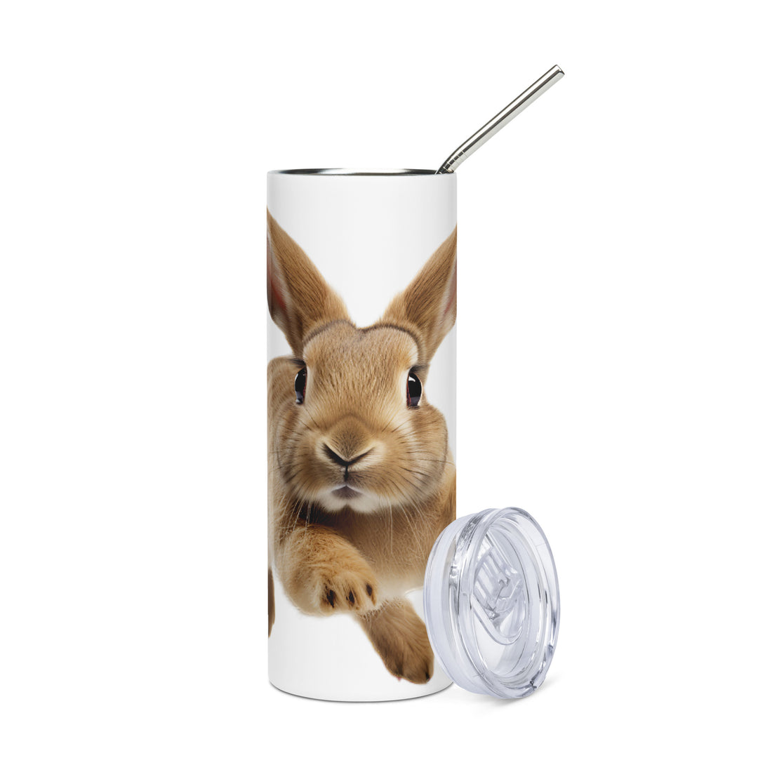 Tan Bunny Tumbler