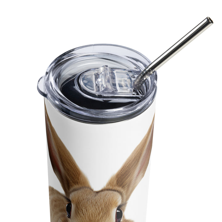 Tan Bunny Tumbler