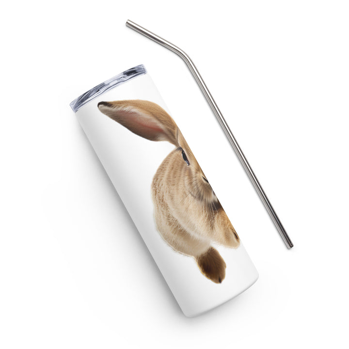 Tan Bunny Tumbler