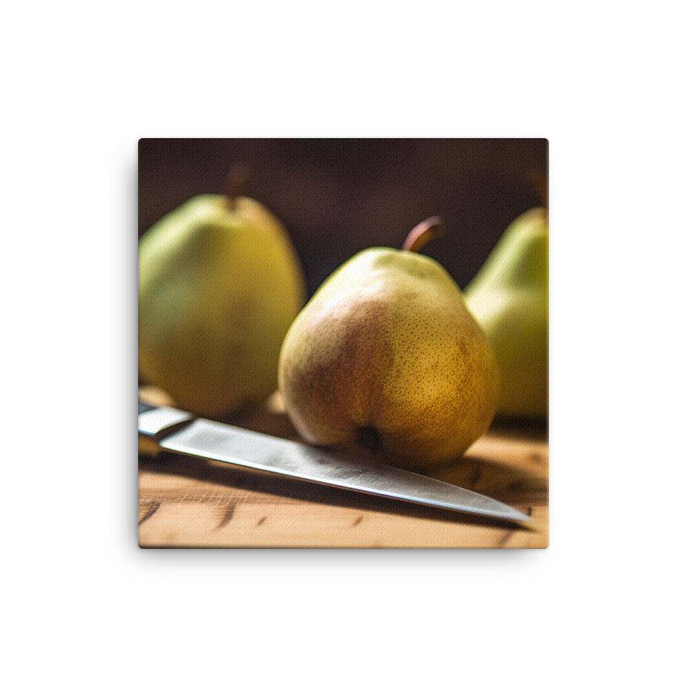 Asian Pears canvas - Posterfy.AI