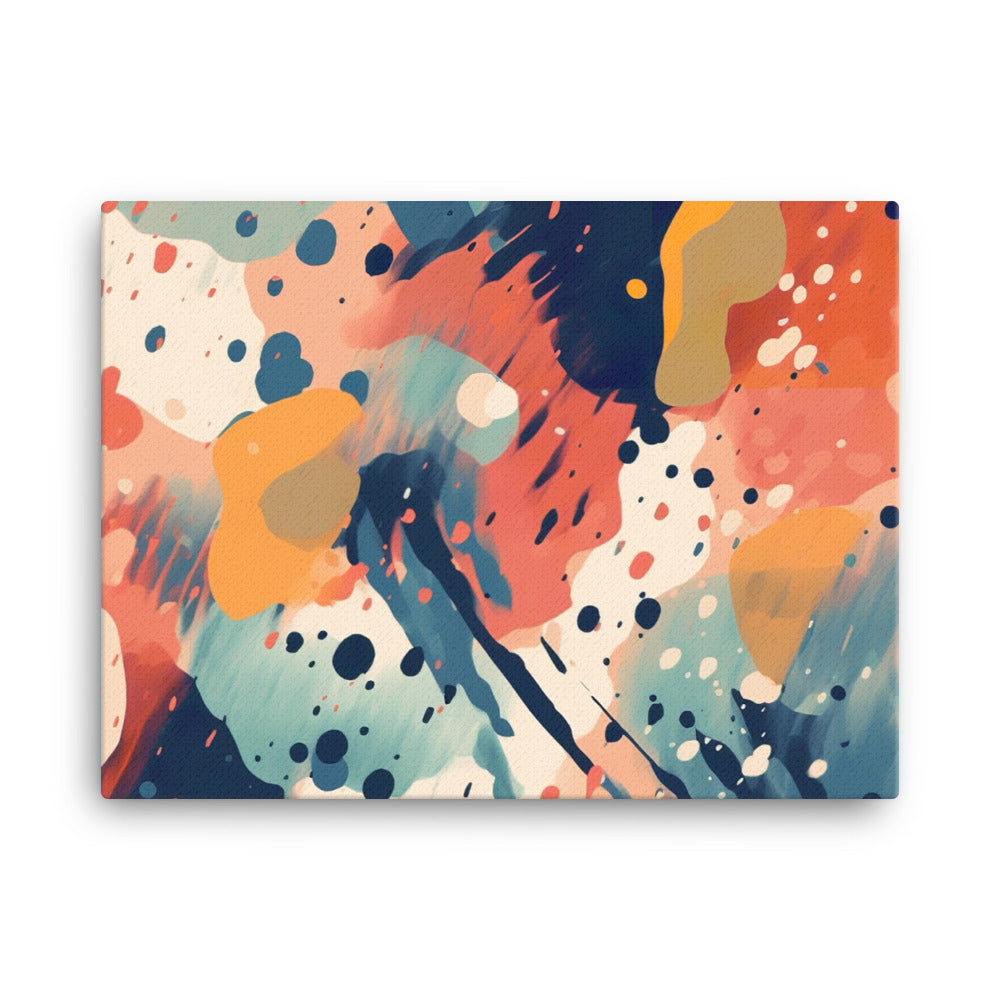 Splotch Pattern canvas - Posterfy.AI