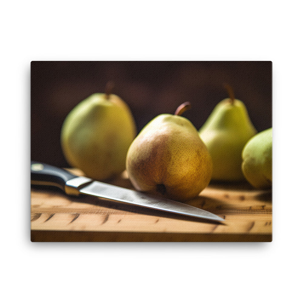 Asian Pears canvas - Posterfy.AI