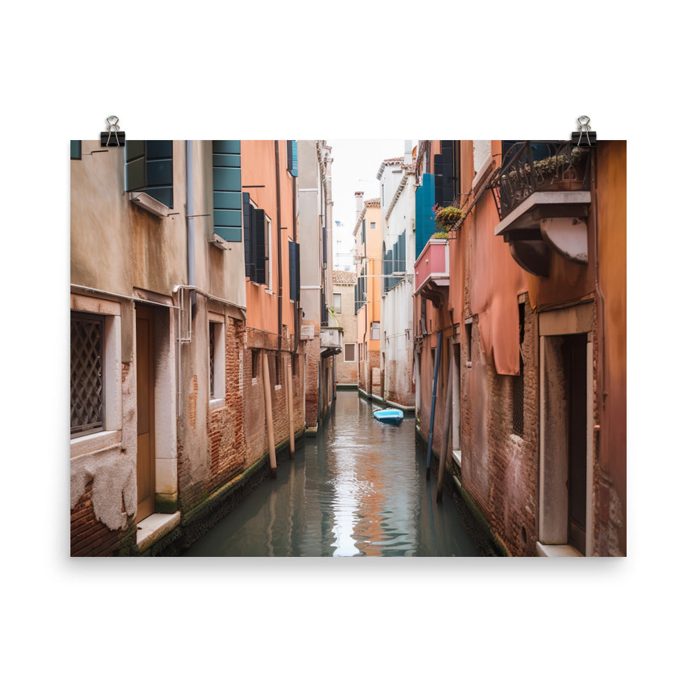 Lost in Venice photo paper poster - Posterfy.AI